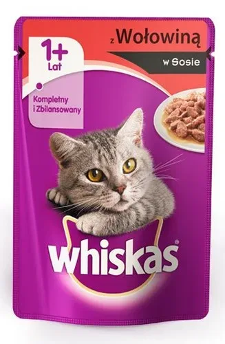 Whiskas Adult Wołowina saszetka 100g