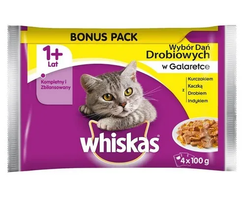 Whiskas Drobiowe Dania sos saszetki 4x100g - Image 2