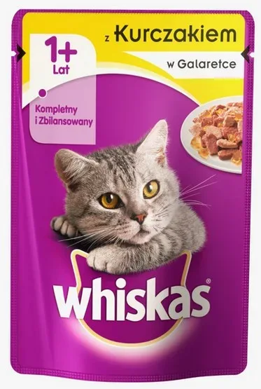 Whiskas Kurczak w galaretce saszetka 100g
