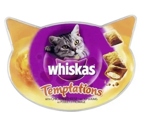 Whiskas Temptations Chicken & Cheese (kurczak i ser) 60g - Image 2