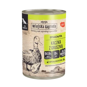 Wiejska Zagroda Kaczka z gruszką 400g dla psa
