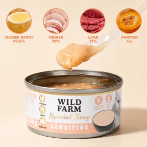 WILD FARM Special Soup 80g Sensitive – aromatyczna zupka - wsparcie prawidłowego nawodnienia