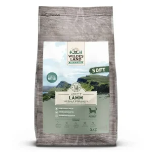 WILDES LAND DOG Soft Lamm - Monobiałkowa, półwilgotna karma dla psa z jagnięciną, 5kg