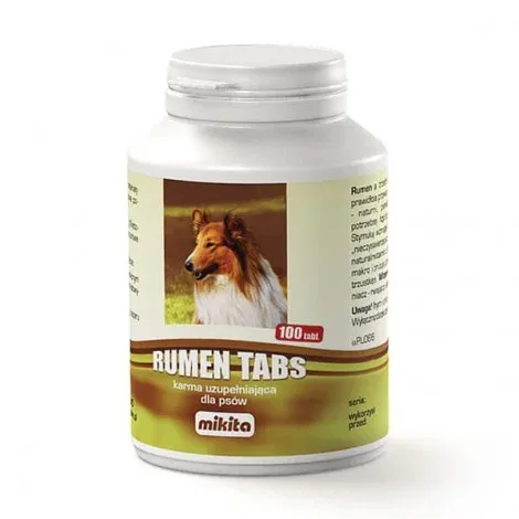 Witaminy dl psa ze żwaczem Rumen Tabs pojemnik 100 tabletek