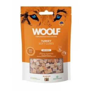 WOOLF Soft Cubes Monoprotein Turkey 100g