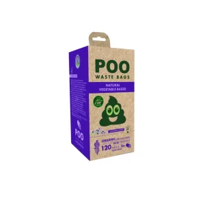 Woreczki na psie odchody POO Lawenda – biodegradowalne (60/120 szt)