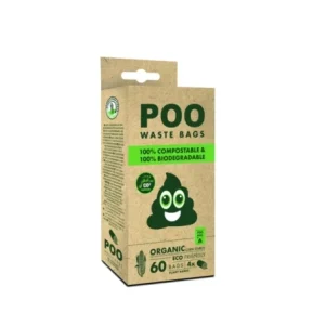 Woreczki POO 100% Compostable & Biodegradable 60 szt