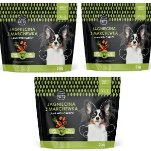 WOW!Pets Bez zbóż, Monobiałkowa Jagnięcina 6kg Karma Pies dorosły rasa XS/S