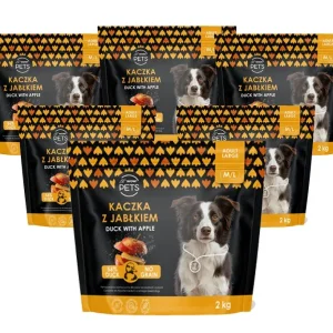 WOW!Pets Bez zbóż, Monobiałkowa Kaczka 10 kg Karma Pies dorosły rasa M/L