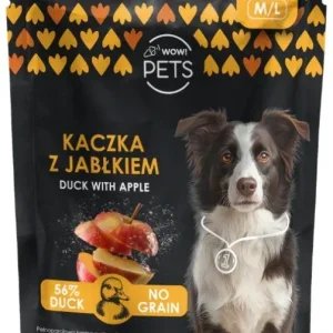WOW!Pets Bez zbóż, Monobiałkowa Kaczka 150g Trenerki Pies dorosły rasa M/L