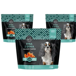 WOW!Pets Bez zbóż, Monobiałkowa Ryba 6 kg Karma Pies dorosły rasa XS/S