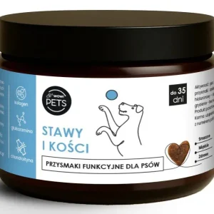 WOWPets Przysmak, Suplement na zdrowe Stawy i Kości dla PSA, 100 g