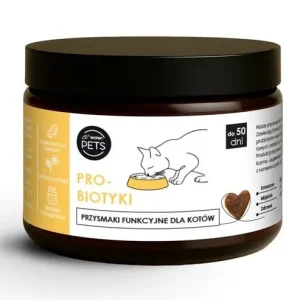 WOWPets Przysmak, Suplement PROBIOTYCZNY dla KOTA, 100 g, układ trawienny