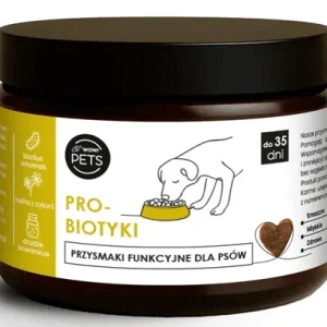 WOWPets Przysmak, Suplement PROBIOTYCZNY dla PSA, zdrowe jelita 100 g