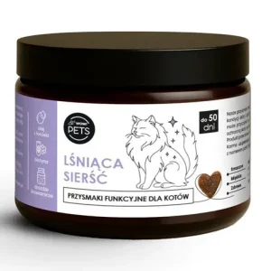 WOWPets Przysmak, Suplement wspomagający Sierść i Skórę dla KOTA, 100 g