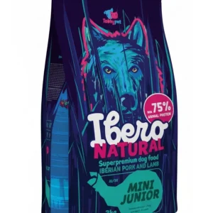 Wzorcowy - Sucha karma dla szczeniąt małych ras oraz miniaturowych – Ibero Natural Dog Mini Junior - 3 kg