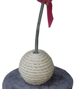 Yarro Drapak Mini Myszka różowo-szary 18x12x18cm [Y1142]