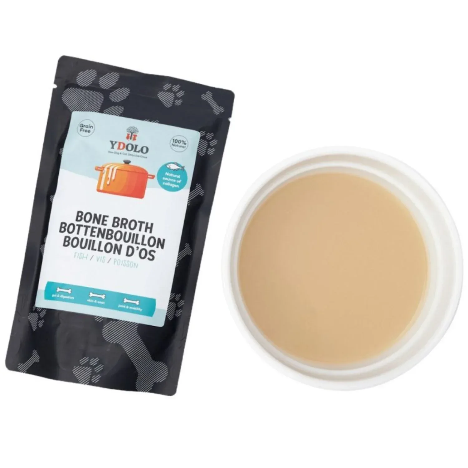 YDOLO Bone Broth Lamb – Bulion z Kości Jagnięcych (230ml) - Image 2
