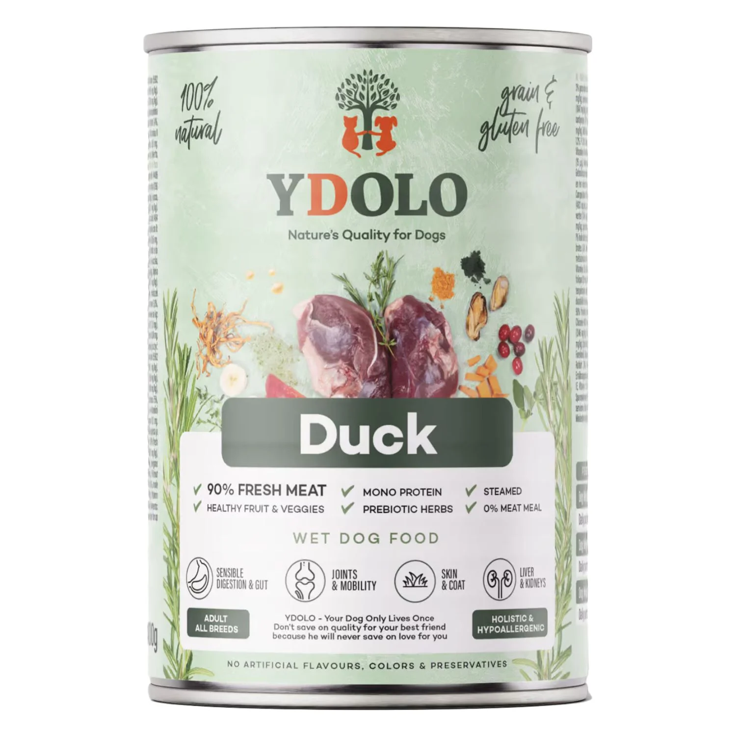 Ydolo Duck – Karma Mokra z Kaczką 400g