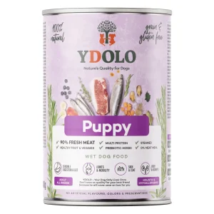 Ydolo Puppy – Wieprzowina i Ryby – Karma Mokra dla Szczeniąt 400g