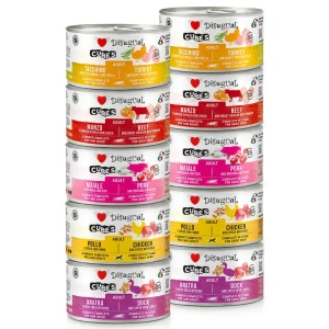 Zestaw 10× Disugual Cubes – Gourmet Box – Mokra Karma dla Dorosłych Psów – 10×150g
