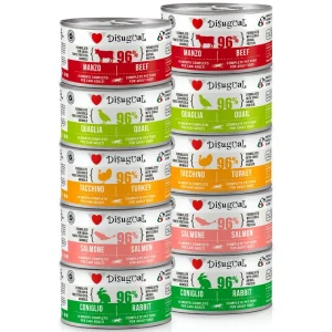 Zestaw 10x Mokra karma monobiałkowa dla psa – Disugual – Pakiet Równowagi – 10×150g – dla dorosłych psów