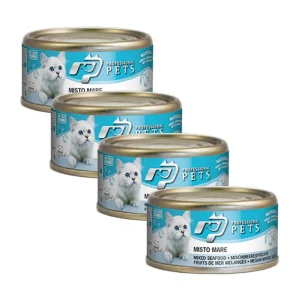 Zestaw 4x Karma filetowa dla kota - Professional Pet Owoce morza - 4x70g