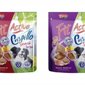 ZESTAW Fit Active Hypoallergenic Crispillo Large Small Breed 2×180 g