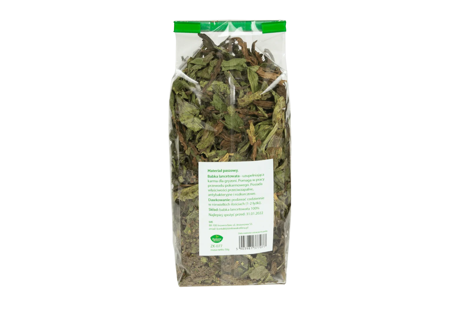 ZIOŁOWA KOTLINA Babka Lancetowata 70g - Image 2