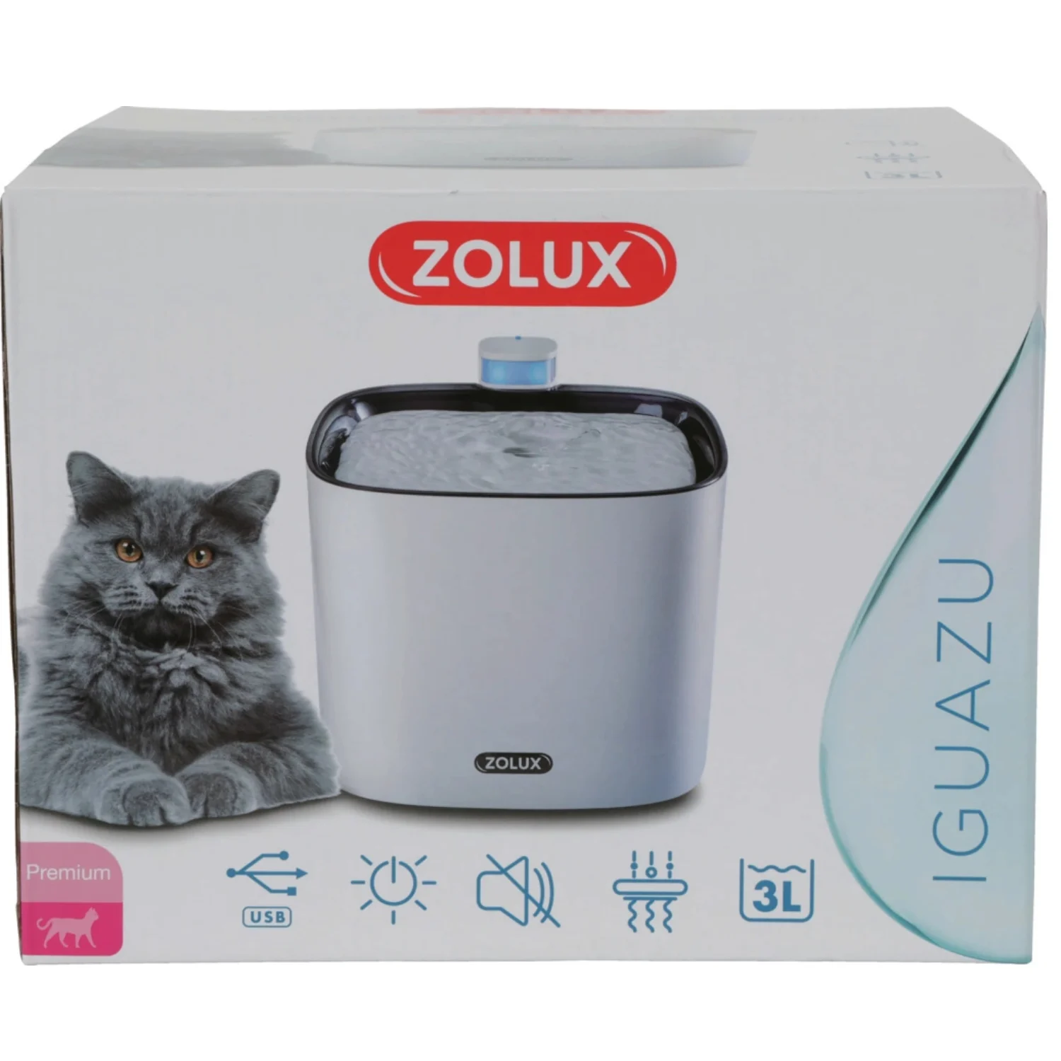 Zolux Fontanna Z Poidłem Dla Kota Igazu 3 l - Image 2