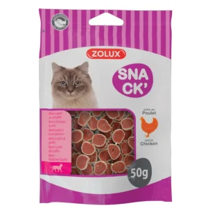 ZOLUX Przysmak dla kota mini sushi z kurczakiem – 50 g – smakowita przekąska dla dorosłych kotów