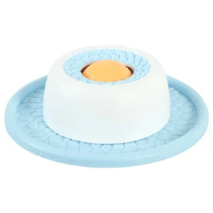 ZOLUX SWEETIES – miska spowalniająca dla psa, interaktywna, 14,5 × 10 × 6,5 cm, niebieska