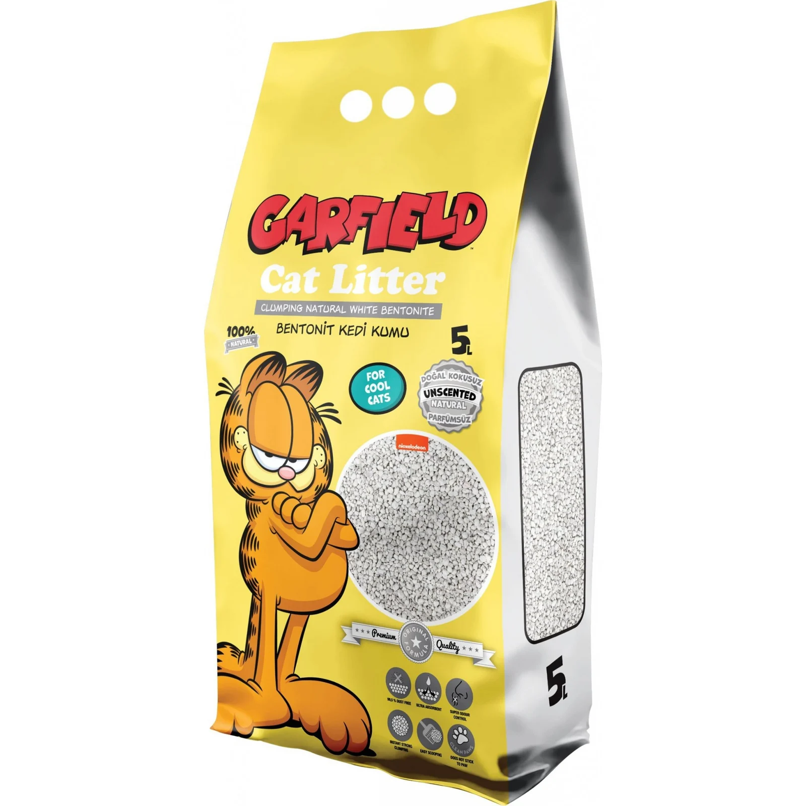 Żwirek Dla Kota Garfield - Naturalny- 5L